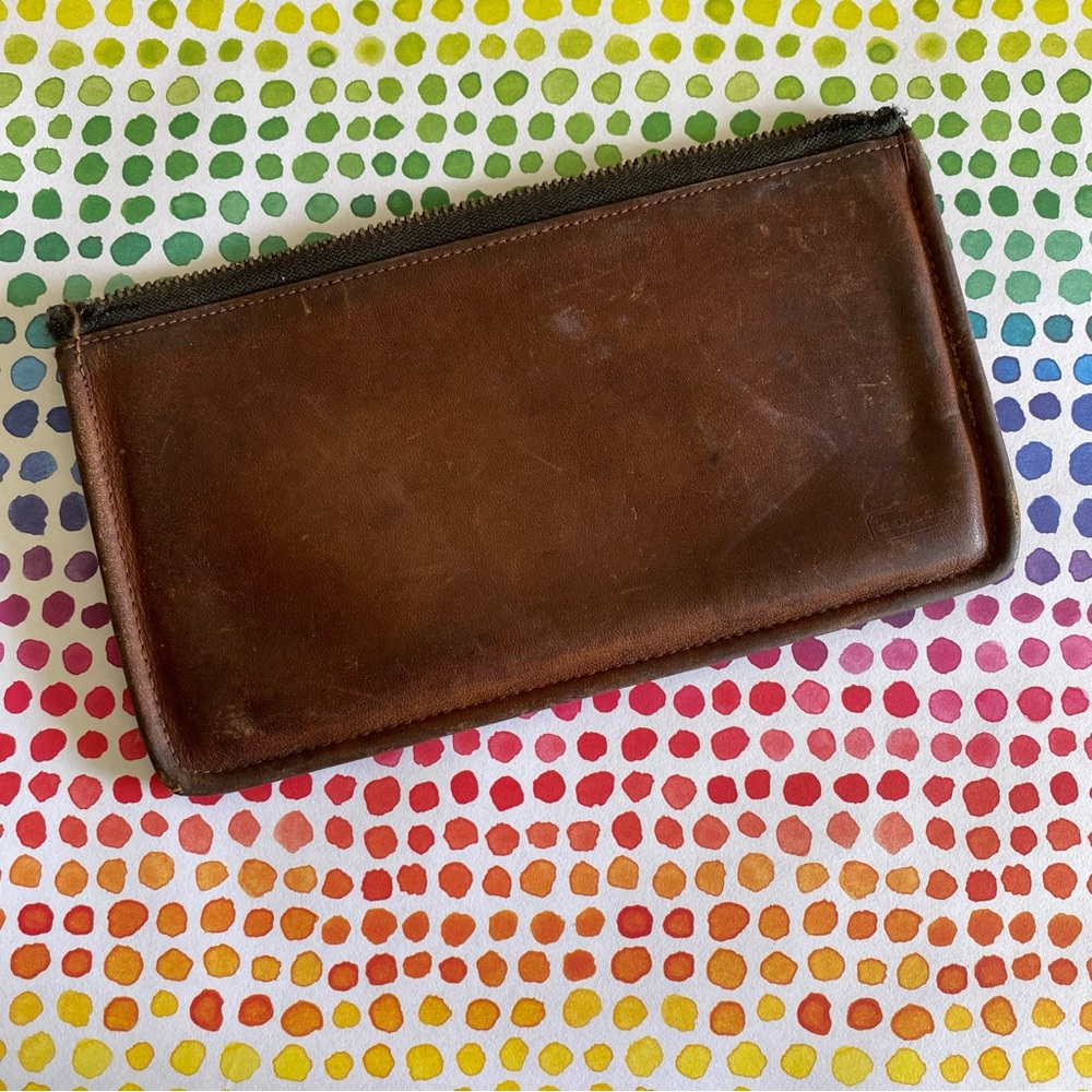 Coach Pouch Leather VTG Vintage Condition